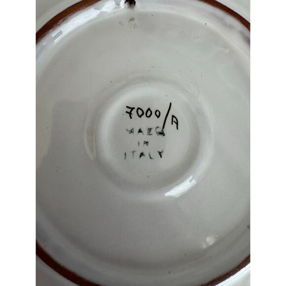 Vintage Square Rooster Dish Wall Hanging Made in Italy - Picture 10 of 10